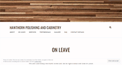 Desktop Screenshot of hawthornpolishingandcabinetry.com